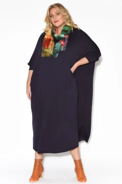 Cotton Dresses<Tirelli Kaitlin Navy Oversized Knit Dress