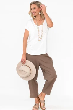 Pants<Tirelli Kanni Chocolate Lyocell Jogger Pant