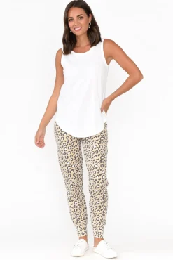 Cotton Tops<Betty Basics Keira White Cotton Tank