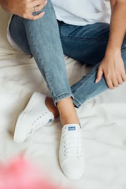 White Sneakers<Keds Kickstart White Leather Sneaker