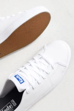 White Sneakers<Keds Kickstart White Leather Sneaker
