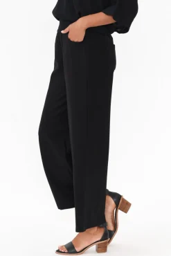 Pants<Clarity Kimmy Black Wide Leg Pant