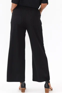 Pants<Clarity Kimmy Black Wide Leg Pant