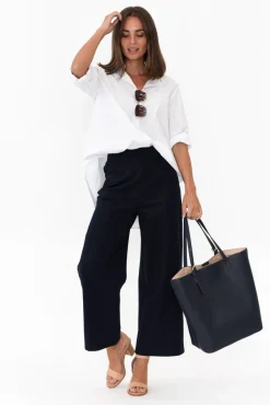 Pants<Clarity Kimmy Navy Wide Leg Pant