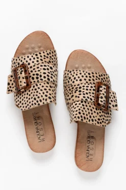 Slides<Laguna Quays Kivari Cheetah Buckle Slide