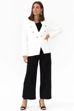 Jackets<Gordon Smith Lauren White Double Breasted Blazer