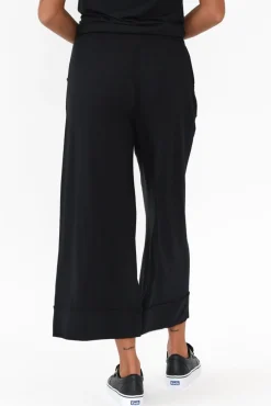 Pants<Tani Lena Black Micro Modal Resort Pant