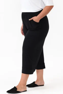 Pants<Tani Lena Black Micro Modal Resort Pant