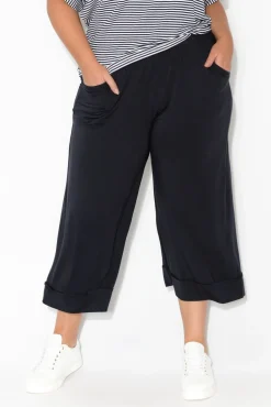 Pants<Tani Lena Navy Micro Modal Resort Pant