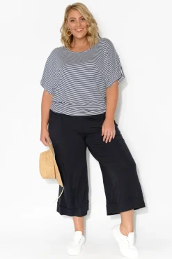 Pants<Tani Lena Navy Micro Modal Resort Pant