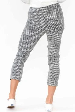 Pants<Gordon Smith Levi Navy Diamond Cotton Pant