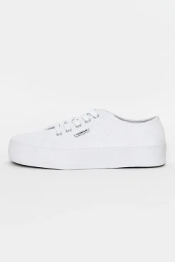 White Sneakers<Human Shoes Lift White Canvas Sneaker