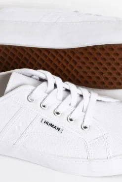 White Sneakers<Human Shoes Lift White Canvas Sneaker