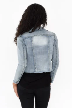 Jackets<PQ Light Denim Stretch Jacket