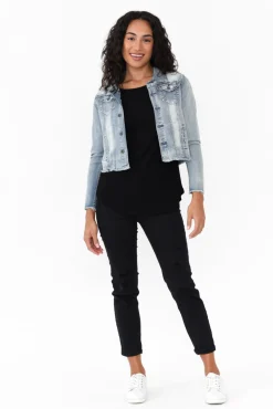 Jackets<PQ Light Denim Stretch Jacket