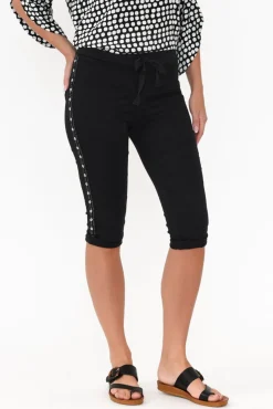 Shorts<Threadz Maddie Black Stretch Shorts