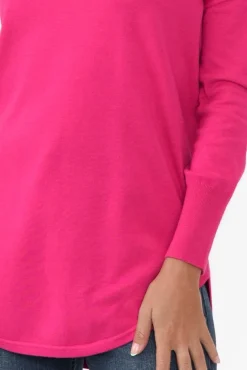 Knitwear<Betty Basics Maison Pink Roll Neck Knit Jumper