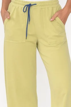 Pants<One Ten Willow Mariam Green Relaxed Track Pant