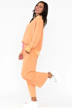 Pants<One Ten Willow Mariam Orange Relaxed Track Pant