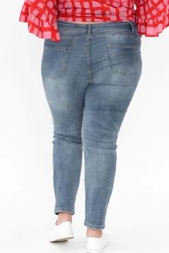 Jeans<Gordon Smith Marvel Blue Denim Slim Jean