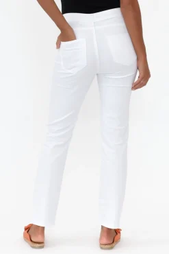 Jeans<Gordon Smith Marvel White Denim Slim Jean