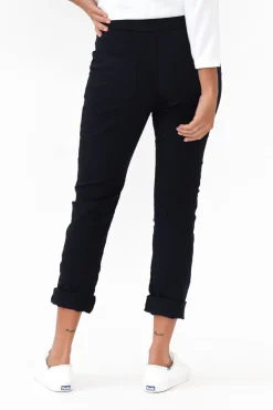 Pants<La Strada Mendes Navy Sequin Stretch Pant