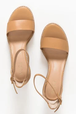 Heeled Sandals<Nude Shoes Mickee Nude Leather Heel