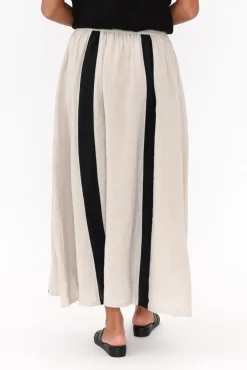 Skirts<Eadie Lifestyle Monarch Natural Linen Maxi Skirt