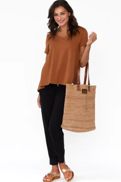 Cotton Tops<One Ten Willow Montreal Rust Cotton Tee
