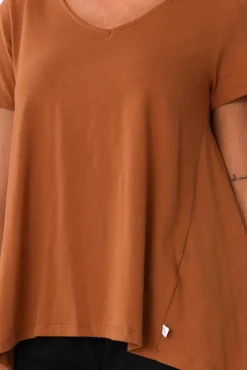 Cotton Tops<One Ten Willow Montreal Rust Cotton Tee