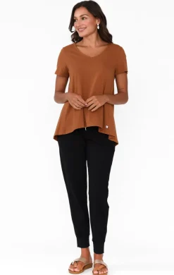 Cotton Tops<One Ten Willow Montreal Rust Cotton Tee