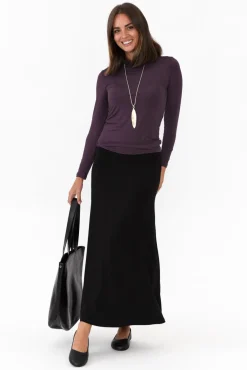 Sleeved Tops<Tani Mulberry Micro Modal Long Sleeve Top