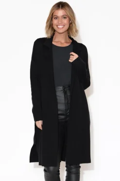 Jackets<Betty Basics Murphy Black Structured Coat