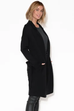 Jackets<Betty Basics Murphy Black Structured Coat