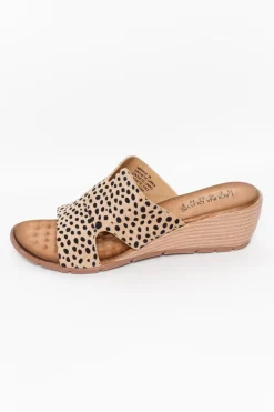 Heeled Sandals<Laguna Quays Naomi Cheetah Cut Out Wedge
