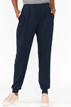 Pants<Pq Navy Bamboo Everyday Pant
