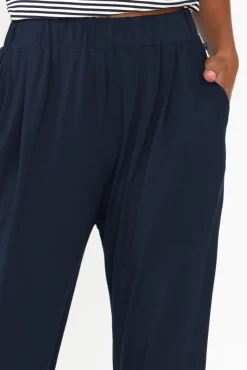 Pants<Pq Navy Bamboo Everyday Pant