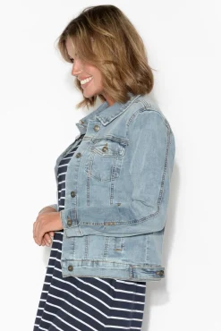 Jackets<Threadz Nico Denim Jacket