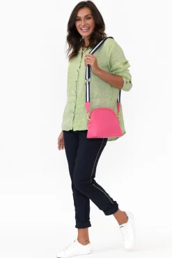 Pants<La Strada Noreen Navy Drawstring Pants