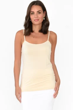 Sleeveless Tops<Pq Nude Bamboo Slip Cami