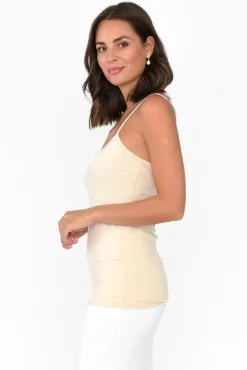 Sleeveless Tops<Pq Nude Bamboo Slip Cami