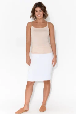Sleeveless Tops<Tani Nude Micro Modal Singlet