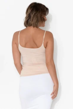 Sleeveless Tops<Tani Nude Micro Modal Singlet