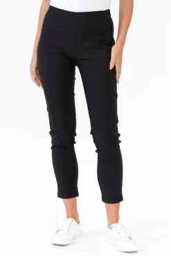 Pants<Tirelli Olympia Black Straight 7/8 Pant