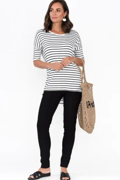 Pants<Tirelli Olympia Black Straight Pant