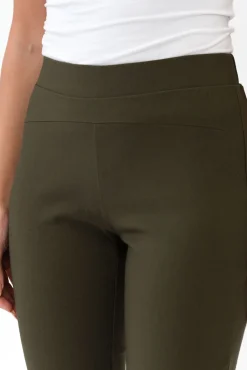 Pants<Tirelli Olympia Khaki Straight 7/8 Pant