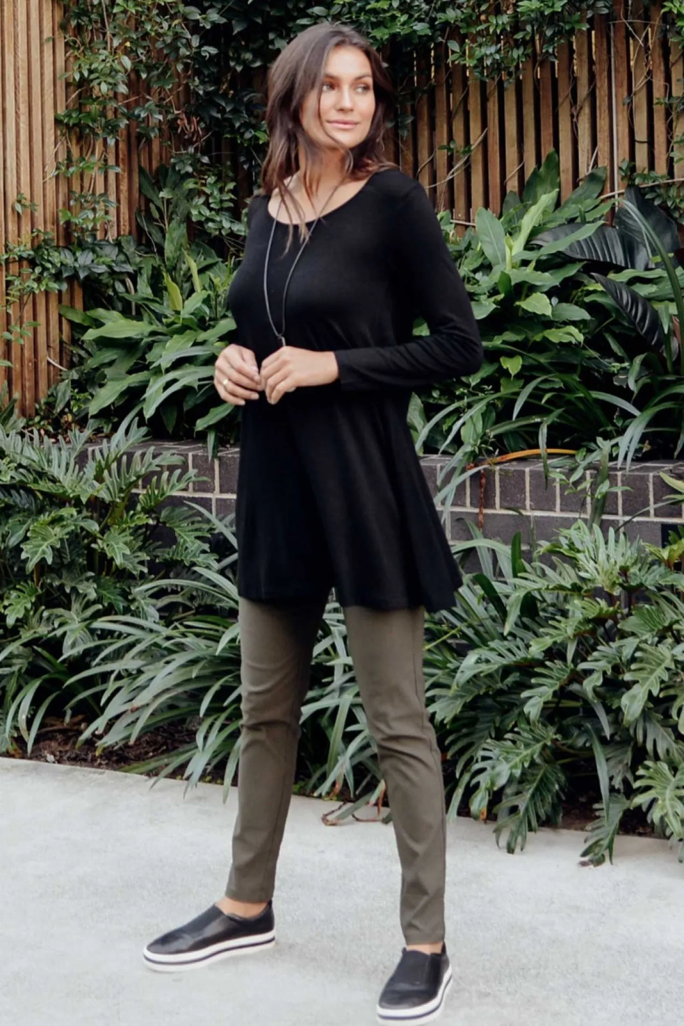 Pants<Tirelli Olympia Khaki Straight Pant