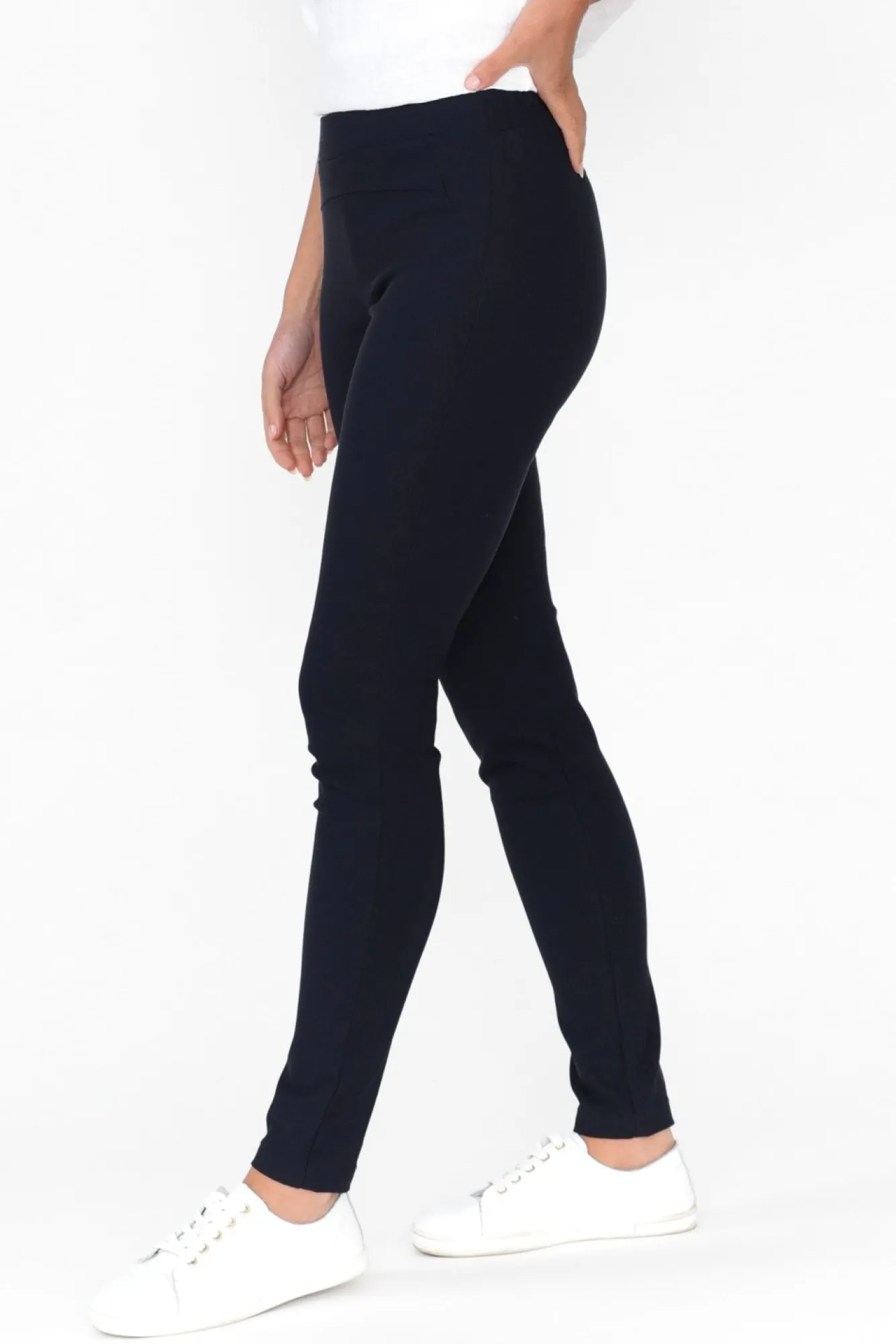 Pants<Tirelli Olympia Navy Straight Pant