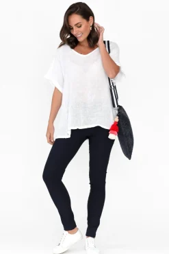 Pants<Tirelli Olympia Navy Straight Pant