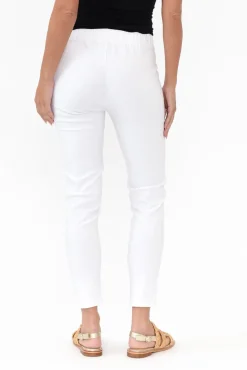 Pants<Tirelli Olympia White Straight 7/8 Pant